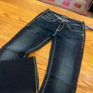 Womens Silver Bootcut Jean!